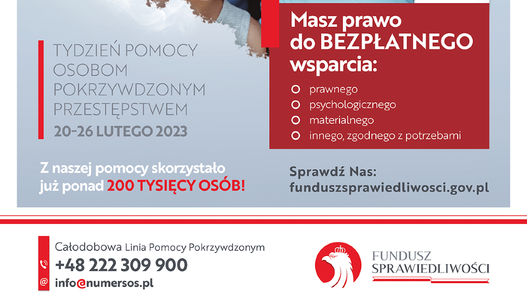 Tydzień pomocy osobom pokrzywdzonym przestępstwem